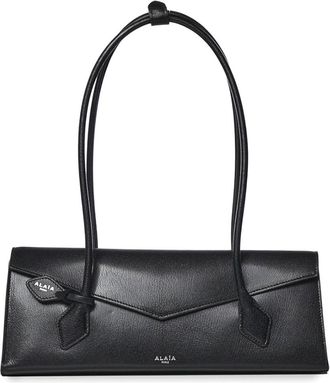 Alaia Medium Le Teckel Flap Leather Bag
