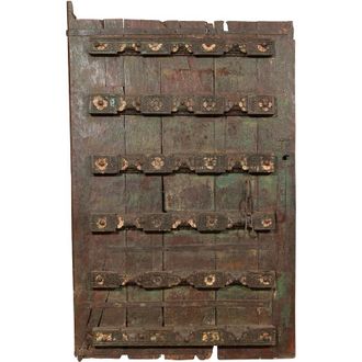 Biscottini International Biscottini - Puerta De Madera Maciza Y Hierro Para Interior O Exterior, Antigua Y Medieval Deslizante