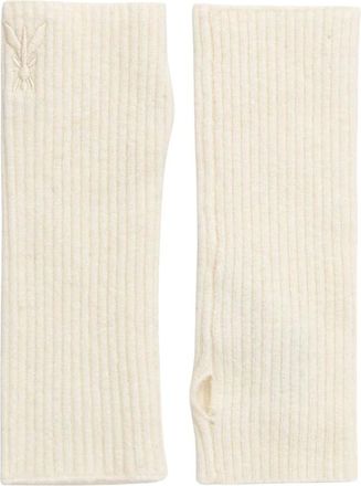 Patrizia Pepe Vingerloze handschoenen - Dames - Accessoires - Beige - Maat: ONE Size Wol