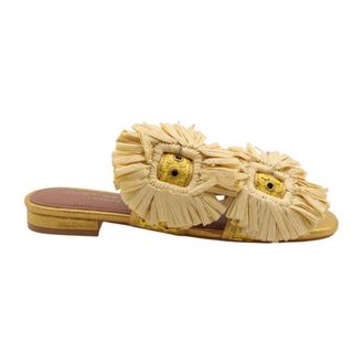 Kurt Geiger Sliders, female, Yellow, Size: 10 US Harford Slider