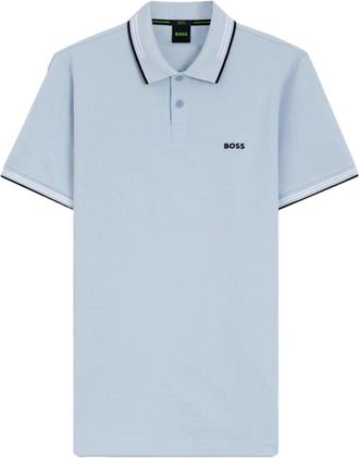 HUGO BOSS Paul 50506193 Polo - Heren - Polos - Blauw - S - Katoen - Tops