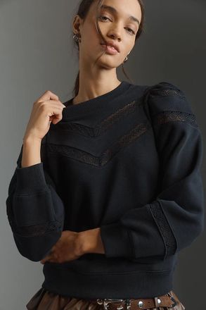Rails Isles Crew-Neck Lace Pullover