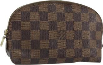 Louis Vuitton Pre-owned Clutches, female, Brown, Size: ONE SIZE Pre-owned Canvas Clutch