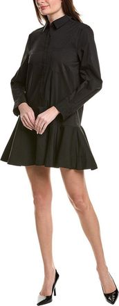 English Factory Collar Flare Shirtdress