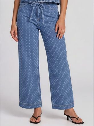Masai Mid-Rise Wide-Leg Ankle Grazer Jeans in Basic Denim at Nordstrom, Size Xx-Large