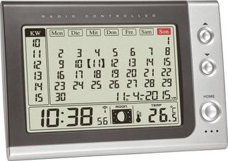 TFA Dostmann Tfa Dostmann 60.2529.54 Despertador Radio Control Antracita Plata