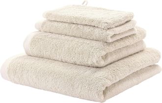 Aquanova Jacquard gewebtes Design Handtuch London Birch - in verschiedenen Grössen