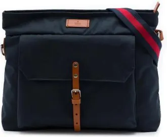 Gucci Vintage, unisex, Blauw, ONE Size, Nylon, Pre-owned Cross Body Bag