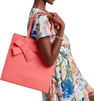 Ted Baker Damestas met strik (Koraal)