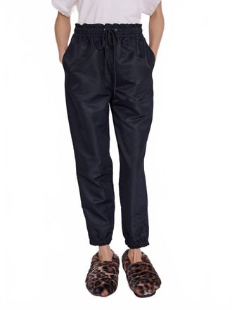 BERENICE Patty Straight Drawstring Pants In Black