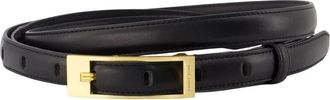 Anine Bing Double Elly Riem - Dames - Accessoires - Zwart - Maat: Xs/S Leer
