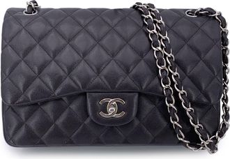 Chanel leren schoudertas tijdloos/klassiek