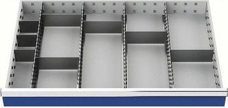 OEM Material De Subdivisi&oacute;n Del Caj&oacute;n Frontal-h.100-125mm 4 Divisores Longitudinales / 8 Transversales