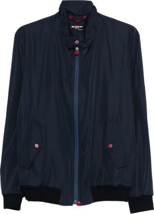 Kiton blue jacket - men - Polyester - 54