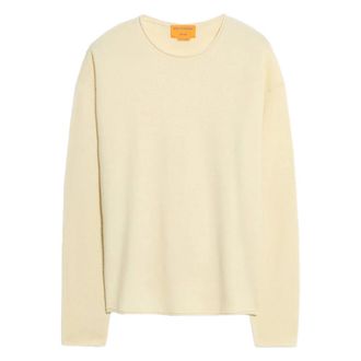 Guest In Residence Cashmere Knitwear, female, Yellow, Size: XS Crewneck Cashmere Sweater
