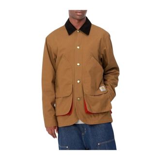 Carhartt Work in Progress Heren, Jassen, Bruin, Maat: S Katoen