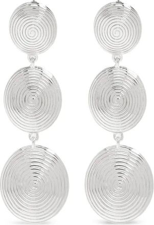 LI&Eacute; STUDIO Ruby gelaagde oorbellen - Zilver