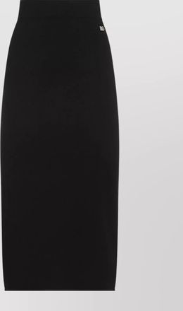 Dolce & Gabbana stretch viscose pencil skirt with rolled edges