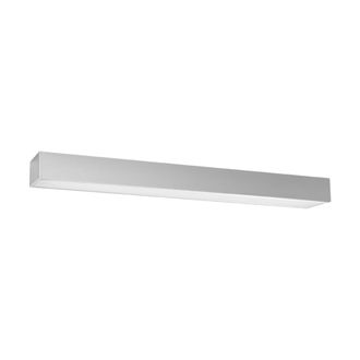 Thoro L&aacute;mpara de techo gris aluminio 4000k alt. 6 cm