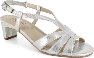 Munro Luna Slingback Sandal in Dusty Metallic at Nordstrom, Size 10.5