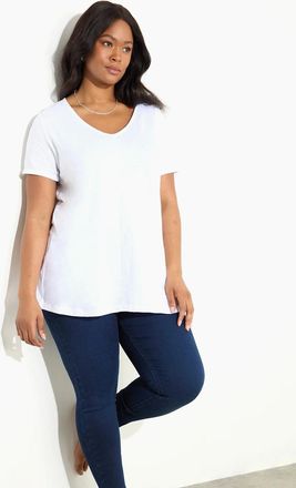 Live Unlimited London Womens Blue Denim Jegging - Size: 26