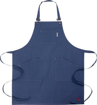 KAF Home Cat Cora Stain Proof Adjustable Chefs Apron, 28 x 36-Inch