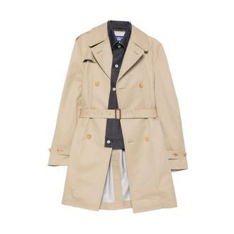 Junya Watanabe Trenchcoat - Heren - Trenchcoats - Beige - L - Jassen