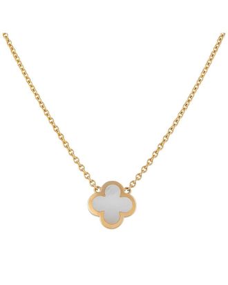 Van Cleef & Arpels 18K Mother Of Pearl Necklace (Authentic Pre-Loved)