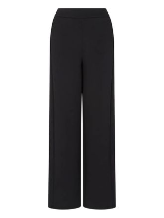 Emporio Armani tonal-stitching trousers - Black