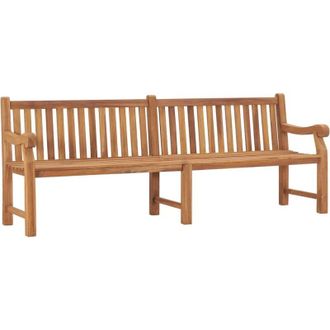 vidaXL Panca da Giardino 228 cm in Legno Massello di Teak vidaXL