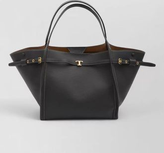 Tod's medium leather tote bag shoulder strap