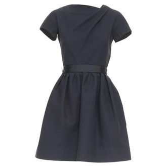 Victoria Beckham Dress N91 crepe belted dress
