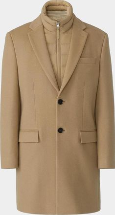 Mackage Men & apos;s Skai-SLB 3-in-1 Wool Overcoat with Removable Down Liner