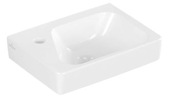 Villeroy & Boch Architectura - Lavabo 36x27 Cm, Con Rebosadero, Agujero Para Grifo A La Izquierda, Blanco Alpino 43853601