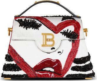 Balmain Borsa tote B-Buzz Dynasty Make Up - Bianco