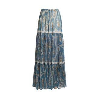 Etro Etro, Maxi Skirts, female, Multicolor, Size: S Sofisticata Maxi Skirt
