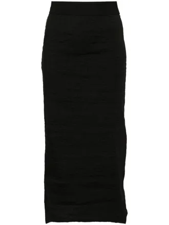 Uma Wang Celeno midi skirt - Black