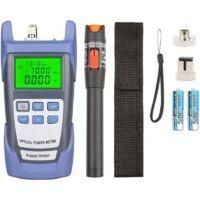 OEM Kit De Herramientas De Fibra &Oacute;ptica Con Vat&iacute;metro &Oacute;ptico, Comprobador De Fibra &Oacute;ptica Port&aacute;til Tipo Bol&iacute;grafo De 10 Mw, Comprobador De Fibra &Oacute;ptica De