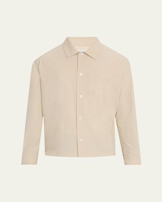 Frame Denim Mens Seersucker Button-Down Shirt