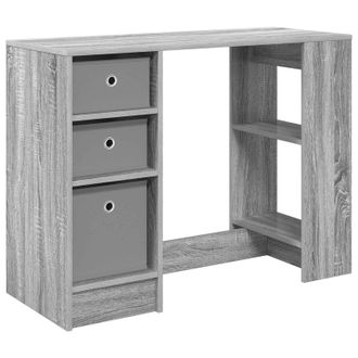 vidaXL Escritorio Gris Sonoma 100 X 40 X 75 Cm Madera De Ingenier&iacute;a Vidaxl