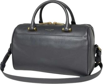 Saint Laurent Pre-owned Vintage Handbag - Dames - Vintage Handtas - Grijs - ONE Size - Leer - Vintage