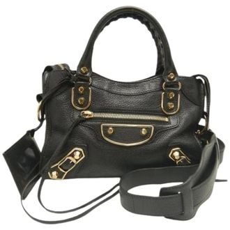 Balenciaga Pre-owned Handbags, female, Black, Size: ONE SIZE Pre-owned Vintage Handbag