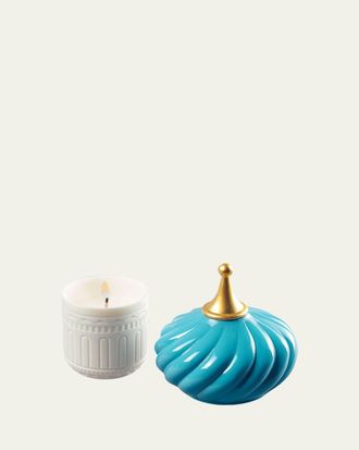 Lladro Turquoise Spire 1001 Lights Candle