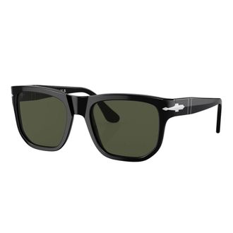 Persol Sunglasses, unisex, Black, Size: 55 MM Square Sunglasses