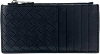 Bottega Veneta Pre-owned Vintage Card Case - unisex - Vintage Accessoires - Zwart - ONE Size - Leer - Vintage