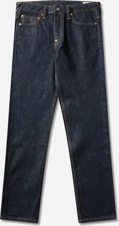Evisu Men s Seagull Printed Pocket Jeans Raw Indigo