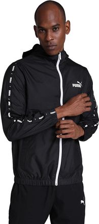 Puma ESS+ Taped Mens Windbreaker Jacket XL Black, black