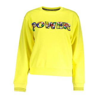 Desigual Gele Sweatshirt met Logo en Lange Mouwen - Dames - Sweatshirts - Geel - 2XL - Hoodies & sweatvesten