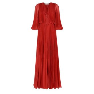 Valentino Garavani Elegant Red Dress for Women - female - Valentino Garavani - Maxi Dresses - Red - M - Dresses