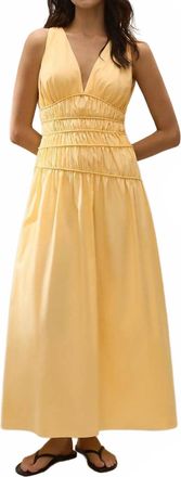 Faithfull The Brand Saja Maxi Dress In Banana